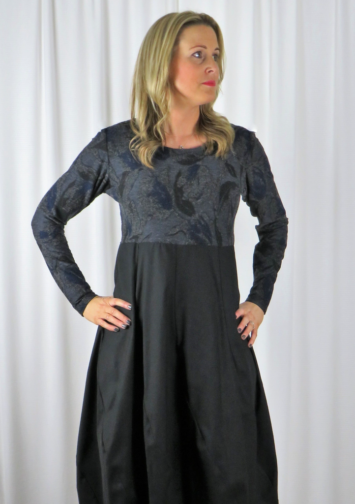 Knitted Jacquard Spiral Dress £105