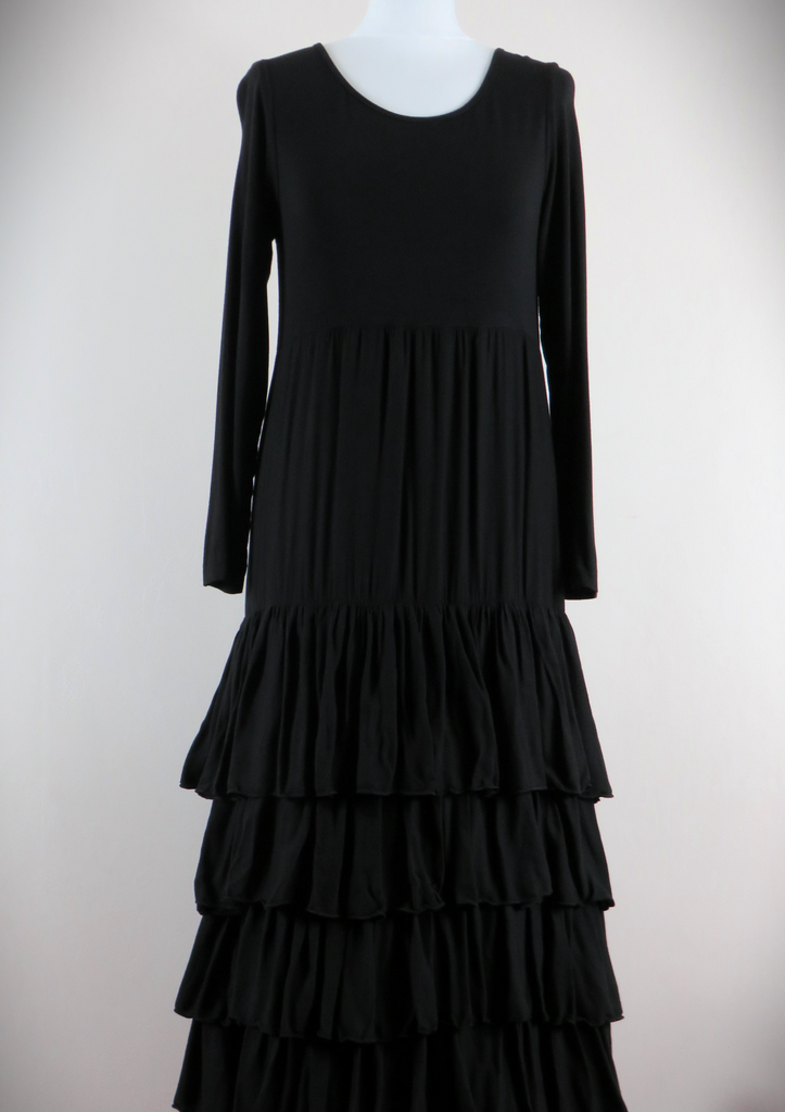 Jersey & Silk Tiered Dress £110