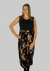 This dress has jersey top and beautiful black embossed fabric balloon twist skirt, completing the look with the over top all in an autumnal print. Perfect for any autumn winter occasion, from a wedding, Mother of the Bride, Mother of the Groom, Wedding Guest to a party or everyday wear. This dress will take you from day to night with effortless style and elegance.