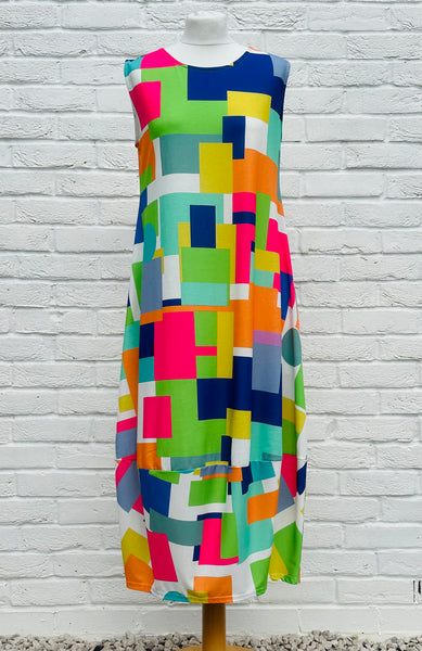 Bell Hem Dress - Multi Print £156