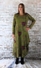 Olive Woodland Print Hitch Dress £117