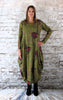 Olive Woodland Print Hitch Dress £117