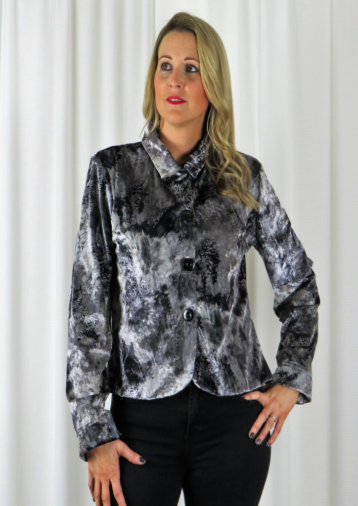 Autumn Printed Velvet - Jacket  £85