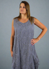 Sheer Swirl Sleeveless Maxi Dress Grey £180