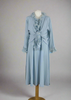This sleeveless dress is made from a soft blue crepe fabric. Perfect for any spring summer occasion, from a wedding - mother of the bride, mother of the groom and wedding guest to everyday wear. This dress will take you from day to night with effortless style and elegance. A matching shrug is available.