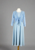 The shrug is made from a soft sheer blue fabric with a beautiful stripe design. Perfect for any spring summer occasion, from a wedding - mother of the bride, mother of the groom and wedding guest to everyday wear. This shrug will take you from day to night with effortless style and elegance. Matching dresses available.