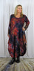Jersey Devore Dress Red - £112.50