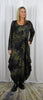 Jersey Devore Dress Black -  £112.50