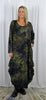 Jersey Devore Dress Black -  £112.50