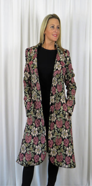 Floral Jacquard Coat £150