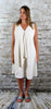 Sleeveless Drape Dress