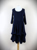 Blueberry Fine Rib Multi Hitch Panel Dress £100