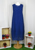 This sleeveless dress is made from a navy sheer fabric with a beautiful all over shell design, and a soft viscose lining. Perfect for any spring summer occasion, from a wedding - mother of the bride, mother of the groom and wedding guest to everyday wear. This dress will take you from day to night with effortless style and elegance. A matching shrug is available.