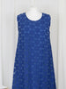 Sheer Spot Dress Navy £150