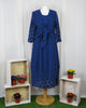 Sheer Spot Dress Navy £150