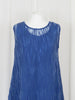 Sheer Stripe Dress Navy £150