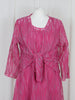 Sheer Stripe Shrug Cerise £40