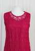 Lace Dress Cerise £170