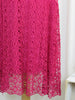 Lace Dress Cerise £190