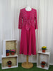 Sheer Spot Shrug Cerise £40
