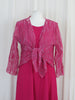 Sheer Stripe Shrug Cerise £40