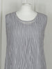 Sheer Stripe Dress Silver £150