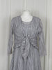 Sheer Stripe Dress Silver £150