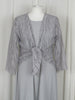 Sheer Stripe Shrug Silver £40