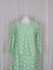 Sheer Spot Dress Green £150