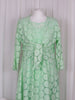 Sheer Spot Dress Green £150