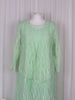 Sheer Stripe Shrug Green £40