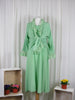 The shrug is made from a soft green crepe fabric with a beautiful lace edge. Perfect for any spring summer occasion, from a wedding - mother of the bride, mother of the groom and wedding guest to everyday wear. This shrug will take you from day to night with effortless style and elegance. Matching dresses available.