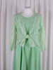 Sheer Stripe Shrug Green £40