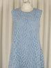 Leaf Embroidery Dress Blue £160