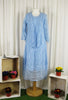 Sheer Stripe Dress Blue £150