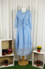 Sheer Stripe Dress Blue £150