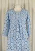 Sheer Spot Shrug Blue £40