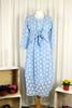Sheer Spot Dress Blue £150