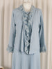 Crepe Shrug Blue £50