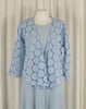 Sheer Spot Shrug Blue £40