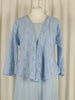 Sheer Shell Shrug Blue £40
