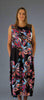 Sleeveless Hem Dress Black £162