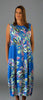 Sleeveless Hem Dress Blue £162