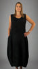 This black sleeveless dress is made from a soft feel Tortoise shell fabric. Perfect for any spring summer occasion, from a wedding to everyday wear. This dress will take you from day to night with effortless style and elegance.