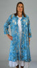 Floral Organza Coat Aqua £205