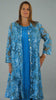 This coat is made from a soft blue organza fabric, with a beautiful all over floral design. Perfect for any spring summer occasion, from a wedding - mother of the bride, mother of the groom and wedding guest to everyday wear. This coat will take you from day to night with effortless style and elegance.