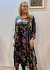 This dress is made from a soft feel Jersey fabric, with a beautiful all over rose print and pockets. Perfect for any autumn winter occasion, from a wedding to a party and everyday wear. This dress will take you from day to night with effortless style and elegance. 