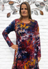 Jersey Devore Dress Red - £112.50