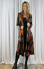 Auburn Printed Velvet - Scarf Coat  £146.25