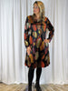 Auburn Printed Velvet - Midi Dress  £108.75
